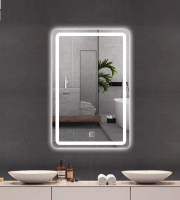 Picture of Premium Quality & Customizable LED Lighting, High Intensity LED Touch Mirror - Rectangle - Copper Free - 18x30 Inch