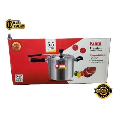 Picture of Kiam Premium 5.5L Pressure Cooker — Perfect for Big Families