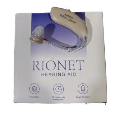 Picture of Rionet Rechargeable Hearing Aid Sound Amplifier Bte system Type C hearing machine with long lasting battery backup