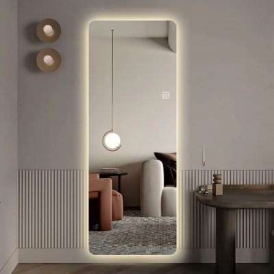 Picture of Premium Quality & Customizable LED Lighting, High Intensity LED Touch Mirror - Long - Crystal - 24x60 Inch