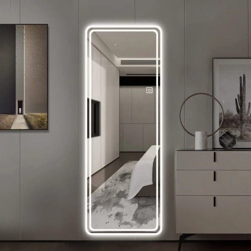 Picture of Premium Quality & Customizable LED Lighting, High Intensity LED Touch Mirror - Long - Crystal - 24x60 Inch