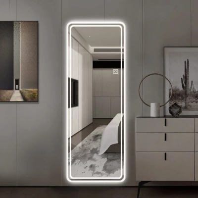 Picture of Premium Quality & Customizable LED Lighting, High Intensity LED Touch Mirror - Long - Crystal - 24x60 Inch