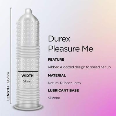 Picture of Durex - Pleaser Me Condom - Combo Full Box 6 Pack - 18 Pcs