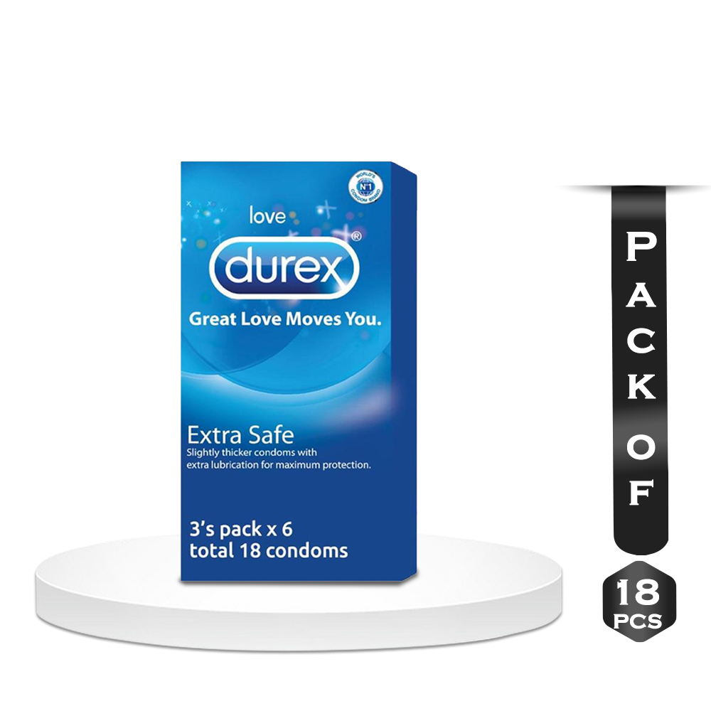 Picture of Durex Extra Safe Condom - Combo Full Box 6 Packs - 18pcs.