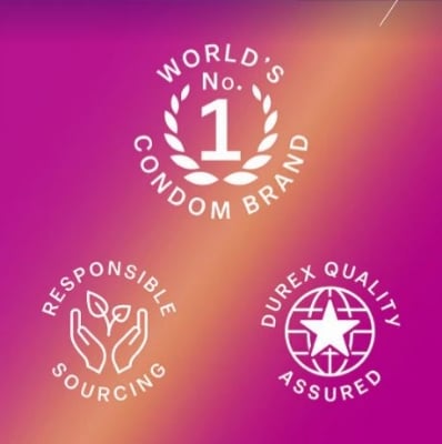 Picture of Durex  Pleasure Me Condom Combo 2 Packs - 6pcs