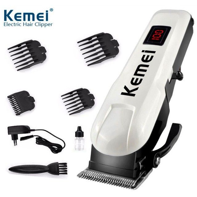 Picture of Kemei KM-809A Rechargeable Professional Electric Hair Clipper Electric Hair Trimmer , Used Runtime: 120 min Trimmer