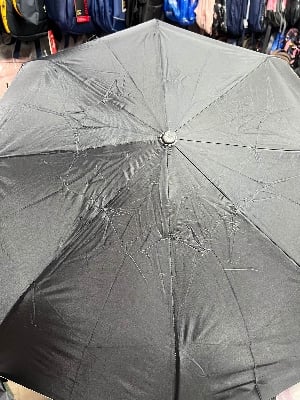 Picture of Shankar’s Auto Open Three-Fold Umbrella 8 Rib-Black color - Black