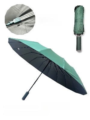 Picture of BMW Umbrella 16 Ribs Auto Open And Auto Close - BMW 16 Ribs 48 Bones Auto Lock Umbrella Big Size - Blue