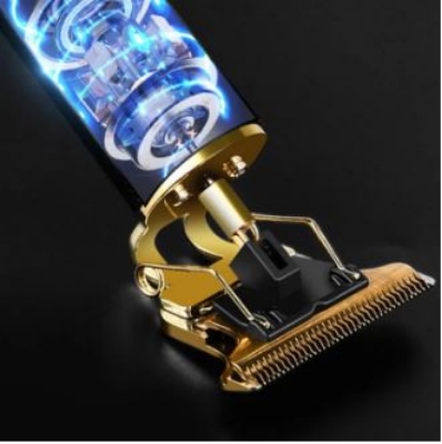 Picture of T9 Vintage Rechargeable Hair Trimmer Electric Hair Clipper Haircut Machine For Men