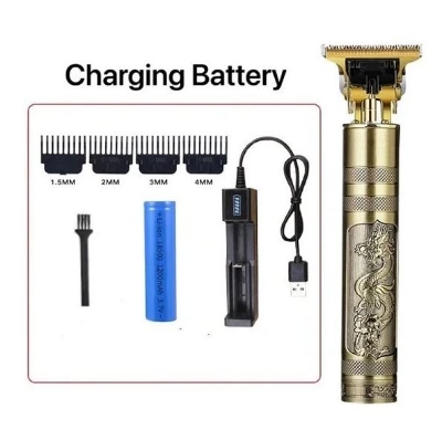 Picture of T9 Vintage Rechargeable Hair Trimmer Electric Hair Clipper Haircut Machine For Men