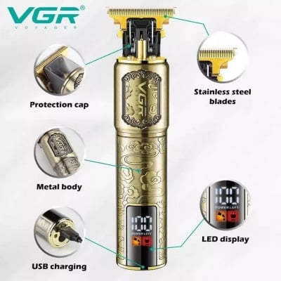 Picture of VGR V-073 Professional Hair Trimmer with LED Display.