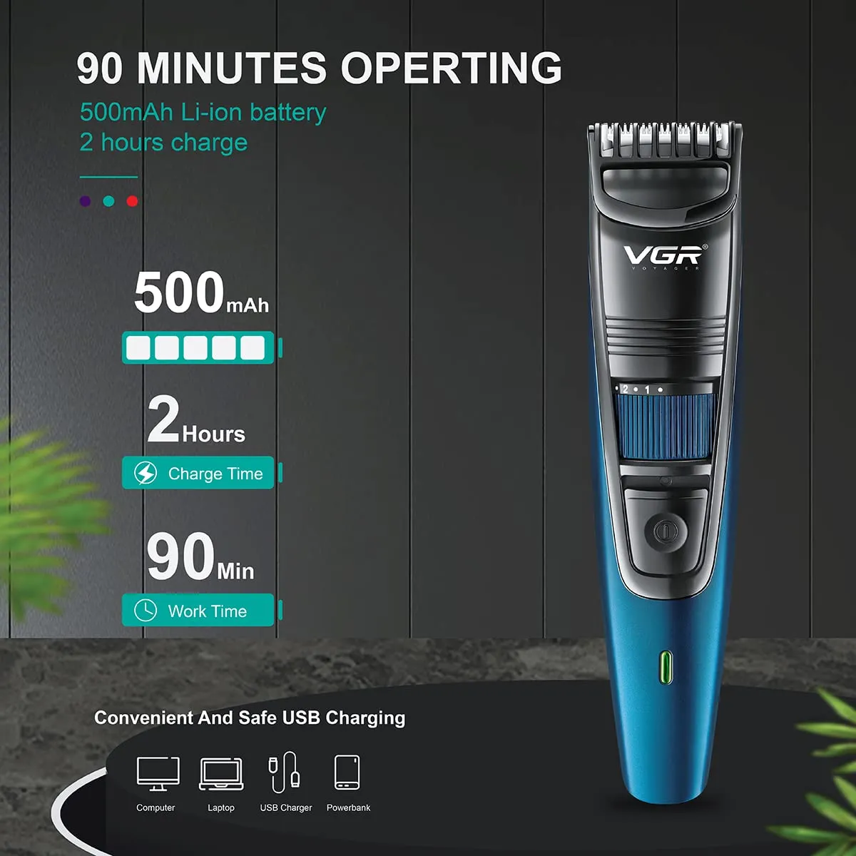Picture of VGR V-052 Trimmer Hair Clipper & Beard Trimmer