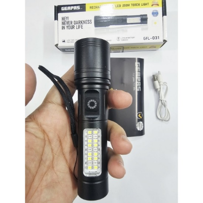 Picture of Geapas GFL-031 LED Zoom Torch Light Flashlight