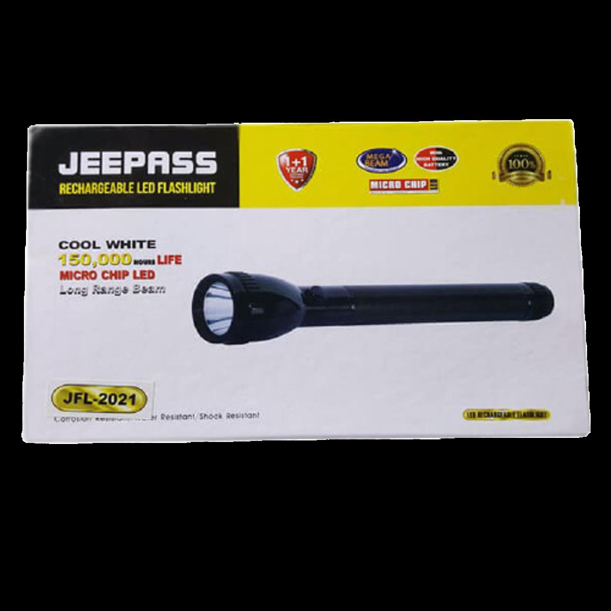 Picture of JEEPASS JFL-2011 Rechargeable Metal Body LED Torch / Flashlight