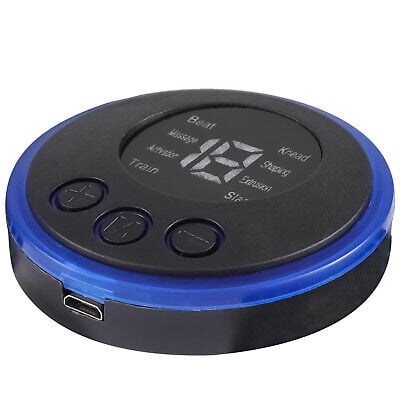Picture of EMS Mini Massager with 2 Pads ,Muscle Stimulator Full Body Relaxation Machine Rechargeable Device for Legs Back Neck Pain Relief Therapy