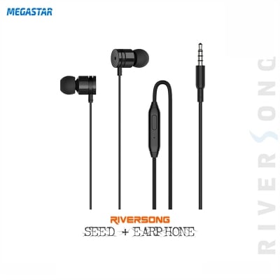 Picture of Riversong Seed+ (Model EA64) Wired Earphones/Headphone Black