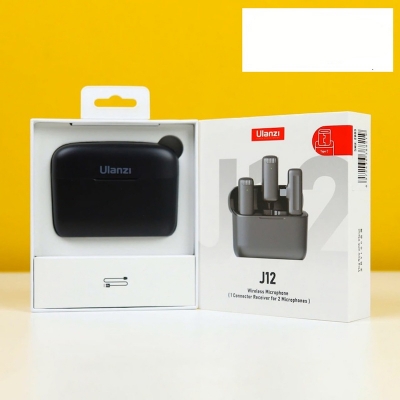 Picture of Ulanzi J12 Dual Wireless Microphone with Charging Case (Type-C) with warranty