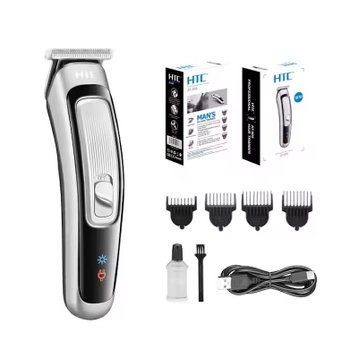 Picture of HTC AT- 505 Hair & Beard Trimmer type c with 4 extra clipper/ Budget trimmer