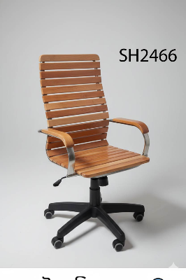 Picture of Smart Home 24 Brand New Premium Wooden Executive Swivel Chair (Model: SH2466)