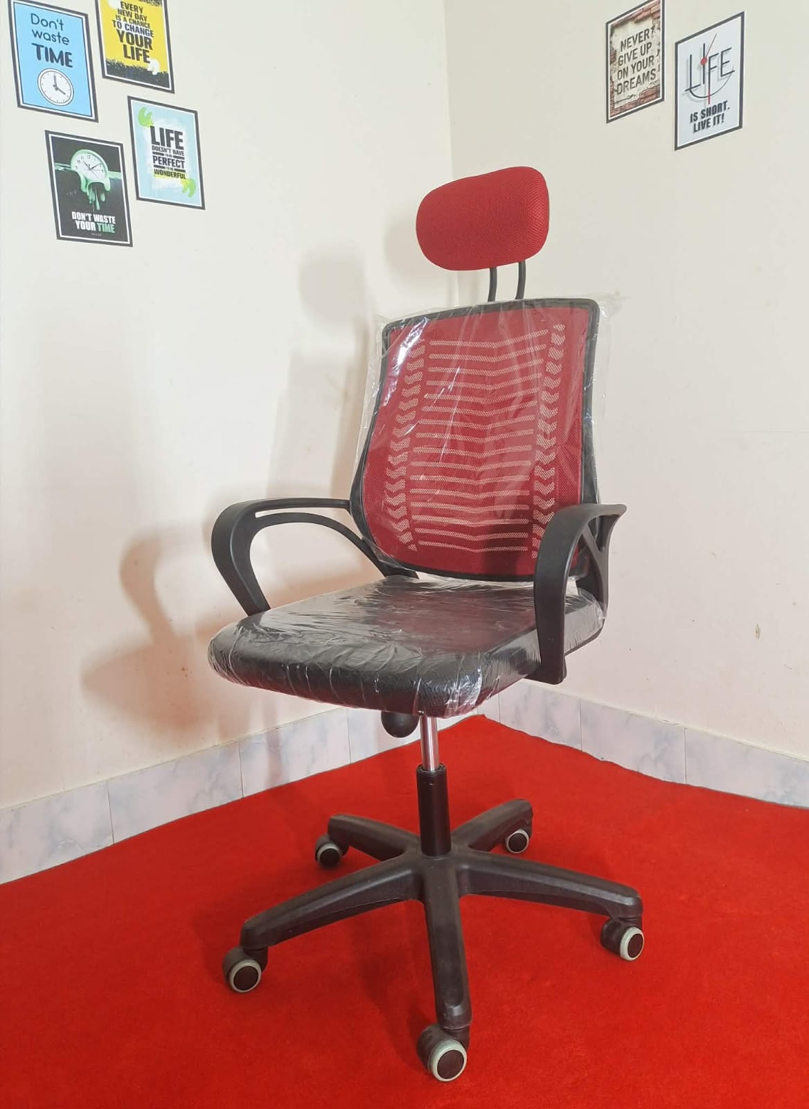 Picture of Smart Home 24 Brand New Premium Headrest Mesh Office Chair | Comfortable & Durable
