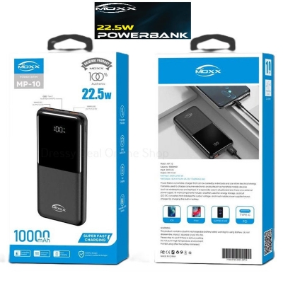 Picture of Moxx 10000 mah 22.5w fast Charging Power bank with Display (MP-10)