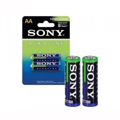 Picture of Sony Alkaline Battery AA (LR6) Long Lasting Original Battery - 2 Pcs Pack