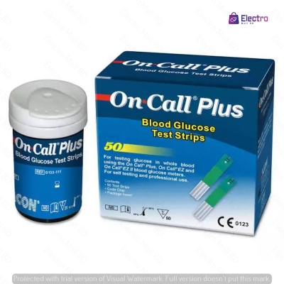 Picture of On Call Plus Test Strips for Diabetis Glucose test- 50 pcs