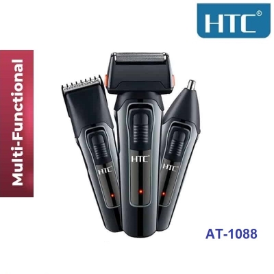 Picture of HTC AT-1088 Multi Purpose 3-in-1 Shaver, Nose trimmer and Hair Clipper for Men