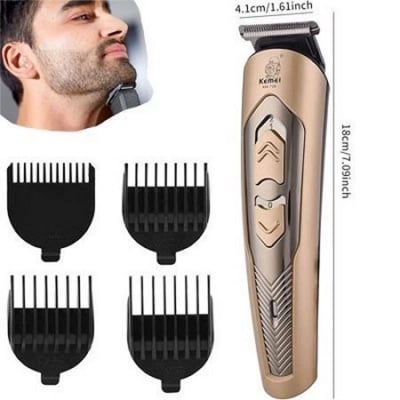 Picture of Kemei Km 756 Titanium Blade 4 comb Hair Trimmer & Clipper