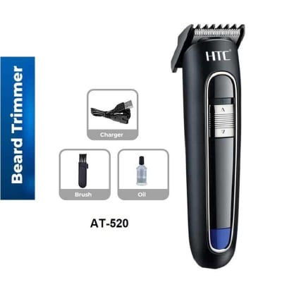 Picture of HTC AT-520 Beard Trimmer for Men-Black