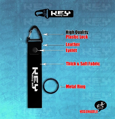 Picture of Key ring For Bike user ---- Launch Key ---- Premium Quality & Plastic lock (Attachable to keys for bike, car, bag, home, and office keys)