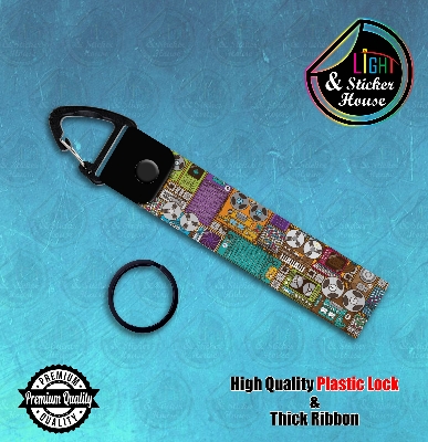 Picture of Key ring For Bike user ----DJ Musical---- Premium Quality & Plastic lock (Attachable to keys for bike, car, bag, home, and office keys)