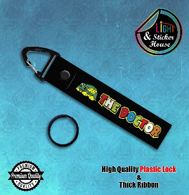 Picture of Key ring For Bike user ----The Doctor-Tortoise---- Premium Quality & Plastic lock (Attachable to keys for bike, car, bag, home, and office keys)
