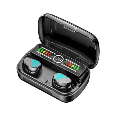 Picture of M27 Wireless Earbuds Tws Earphones 5.3 Handfree 9D Stereo Sports Gaming In-ear Earphones M27 Tws with Power Bank - Black