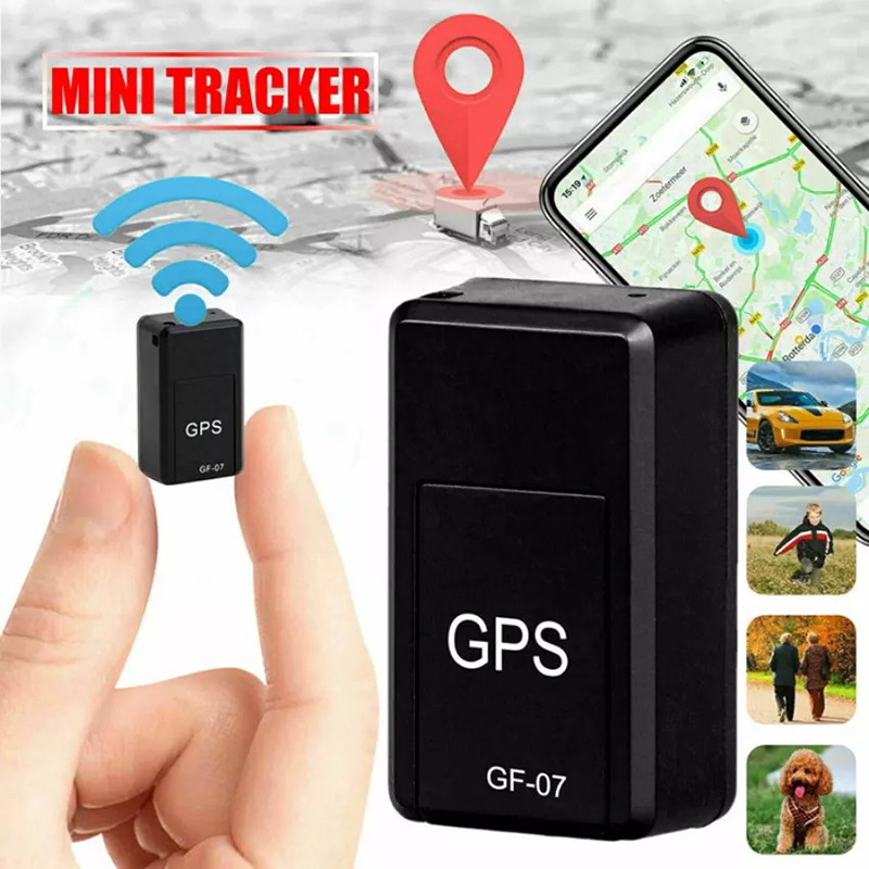 Picture of Mini Car Tracker GSM Tracking Device Locator GF-07 Magnetic with voice - Black