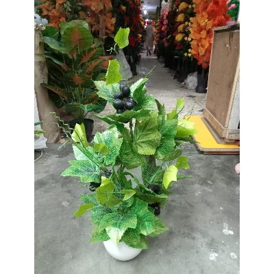 Picture of Artificial Plastic Plant Tree - (Angur Gach) - Home Decoration Item