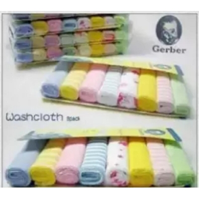 Picture of Baby Handkerchief Rumal Soft Cotton Newborn Baby Towels Set - 8pcs/Pack