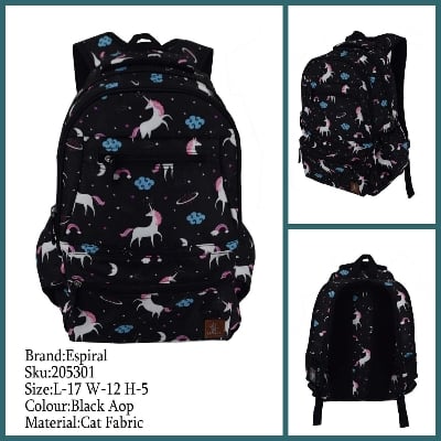 Picture of E s p i r a l Super Light Weight  Stylish Traveling   School & College Backpack -
