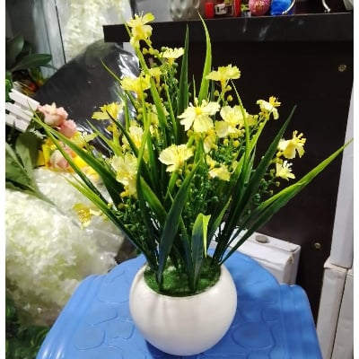 Picture of Artificial Plastic Plant Wild  Flower   With Tob - Home Decoration Item - Home Decoration Item