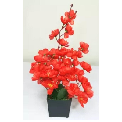 Picture of Artificial Plastic Plant Tree -Red - Home Decoration Item