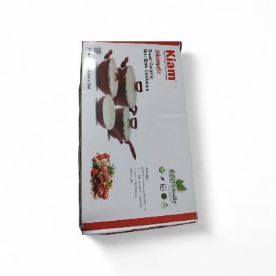 Picture of KIAM Super Ceramic 7 Pcs Cookware Set  Induction Bottom