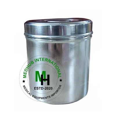 Picture of Stainless Steel Medium Size Galli Pot for Hospital/Home Use - Silver