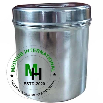 Picture of Stainless Steel Big Size Galli Pot for Hospital/Home Use - Silver