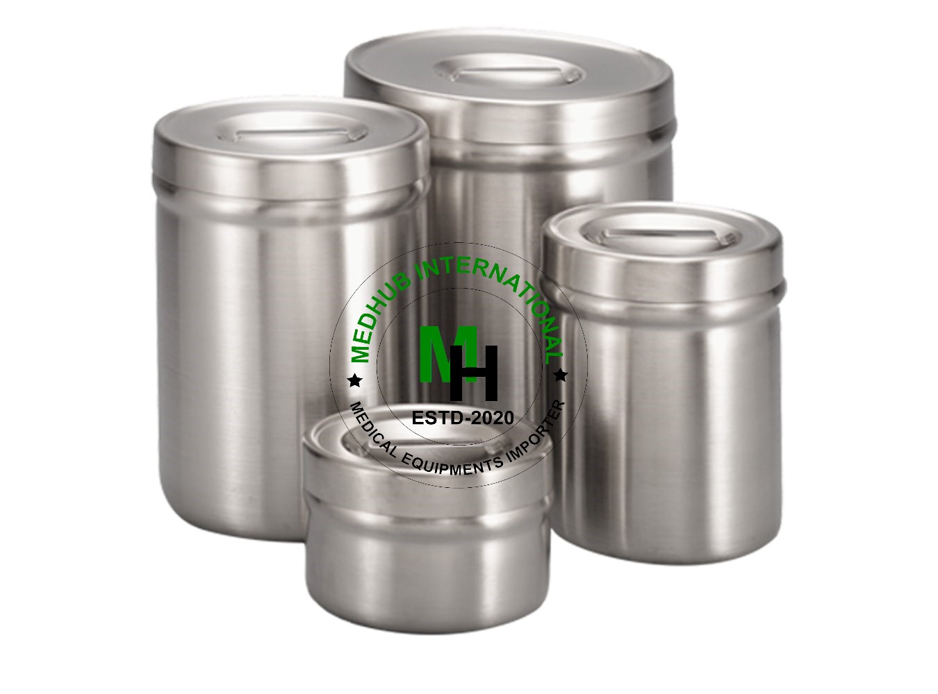 Picture of Stainless Steel Small Size Galli Pot for Hospital/Home Use - Silver