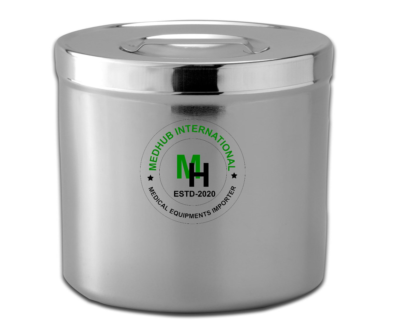 Picture of Stainless Steel Small Size Galli Pot for Hospital/Home Use - Silver