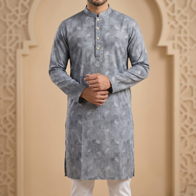 Picture of Men's Cotton luxury Punjabi