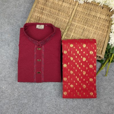 Picture of Premium Couple Set (Panjabi, Jamdani Saree)