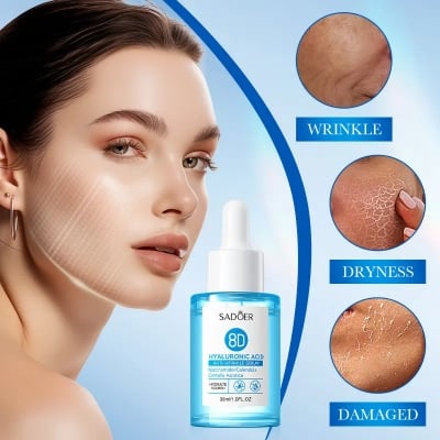 Picture of SADOER 8D Hyaluronic Acid Anti-Wrinkle Serum Niacinamide/Calendula Centella Asiatica 30ml