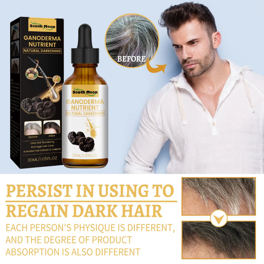 Picture of South Moon Ganoderma Nutrient - Natural Darkening Hair Serum (30ml / 1.05 fl oz)
