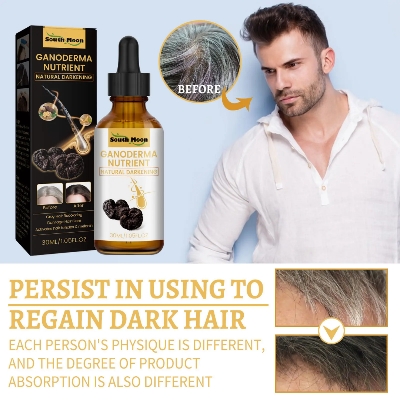 Picture of South Moon Ganoderma Nutrient - Natural Darkening Hair Serum (30ml / 1.05 fl oz)